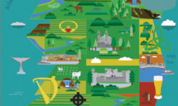 Ireland Travel Poster